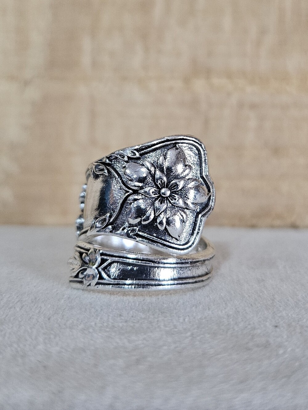 Orange Blossom Spoon Ring